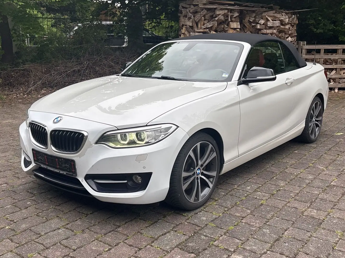 BMW 228 i Sport Line Cabrio LederRot NAVIPROF Alb - 1