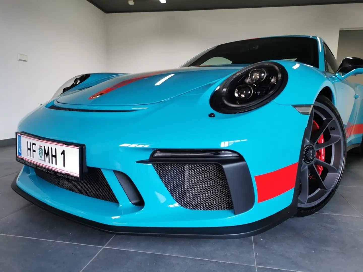 Porsche 911 -991.2 GT3 Clubsport,PTS Sonderfarbe,Approved,Bose Blau - 2