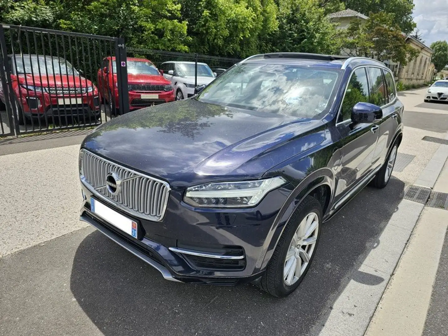 Volvo XC90 T8 303+87 ch Geartronic 8 7pl Inscription Luxe tva Bleu - 1