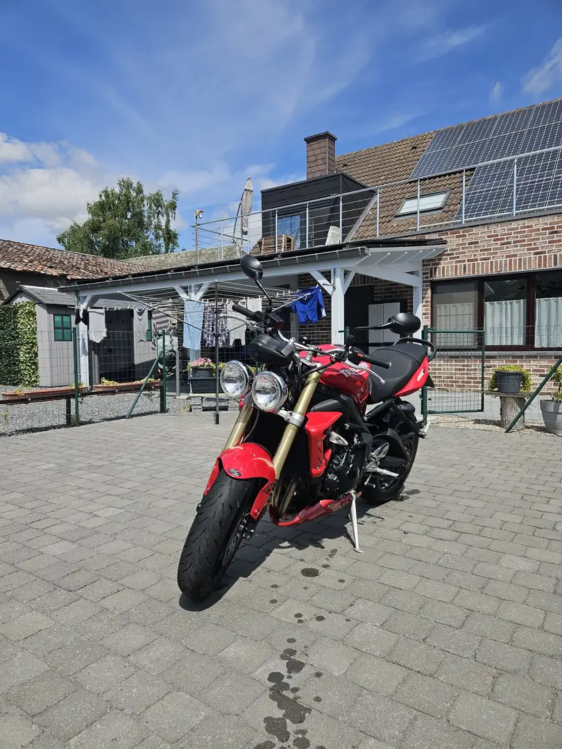 Triumph Street Triple 675 Echappement GPR Rouge - 1