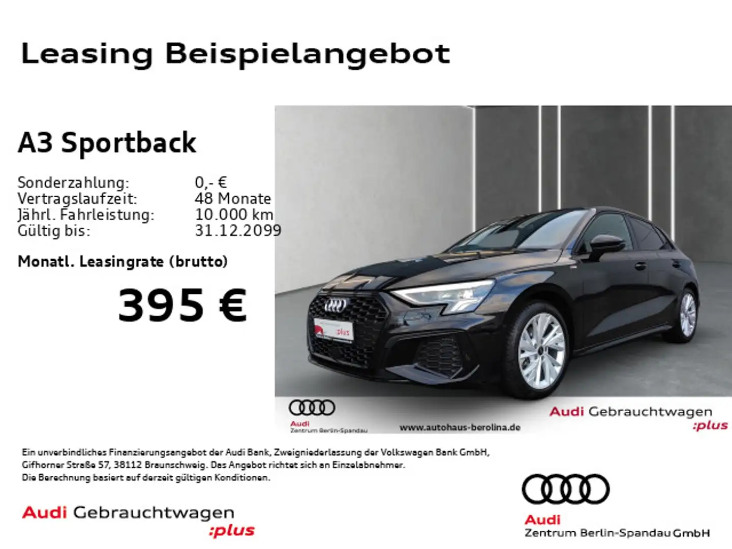 Audi A3 35 TFSI S line S tronic *LED*R-CAM* Schwarz - 1