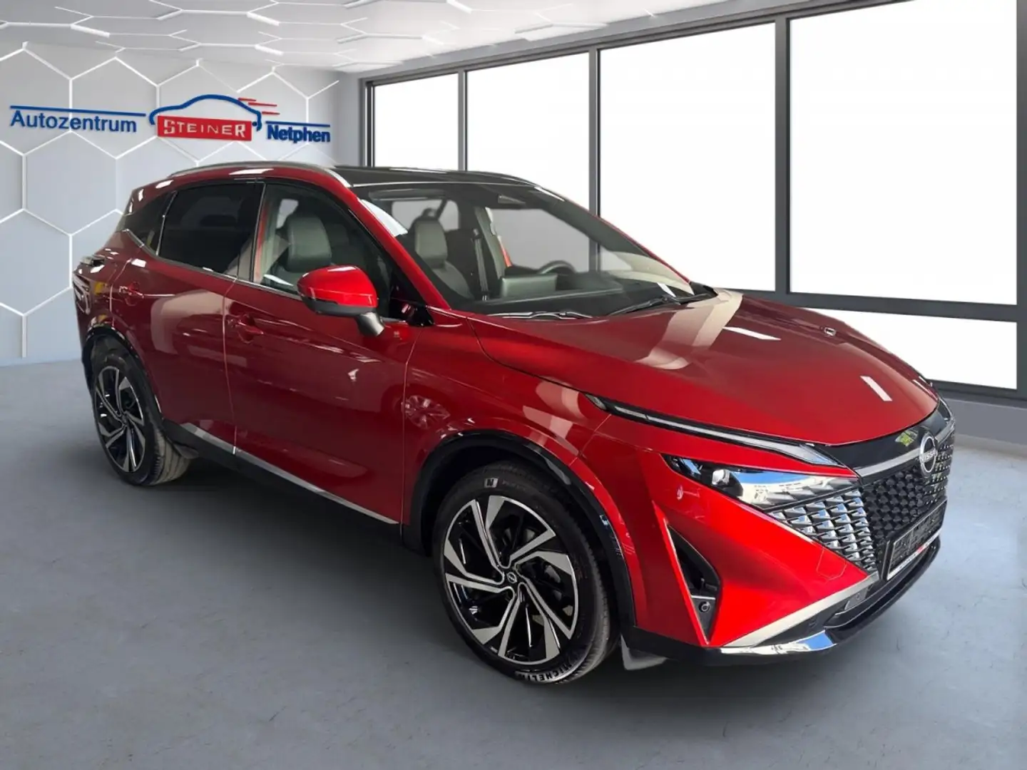 Nissan Qashqai Xtronic M-Hyb Tekna+ Pano Bose Facelift Klima Rouge - 2
