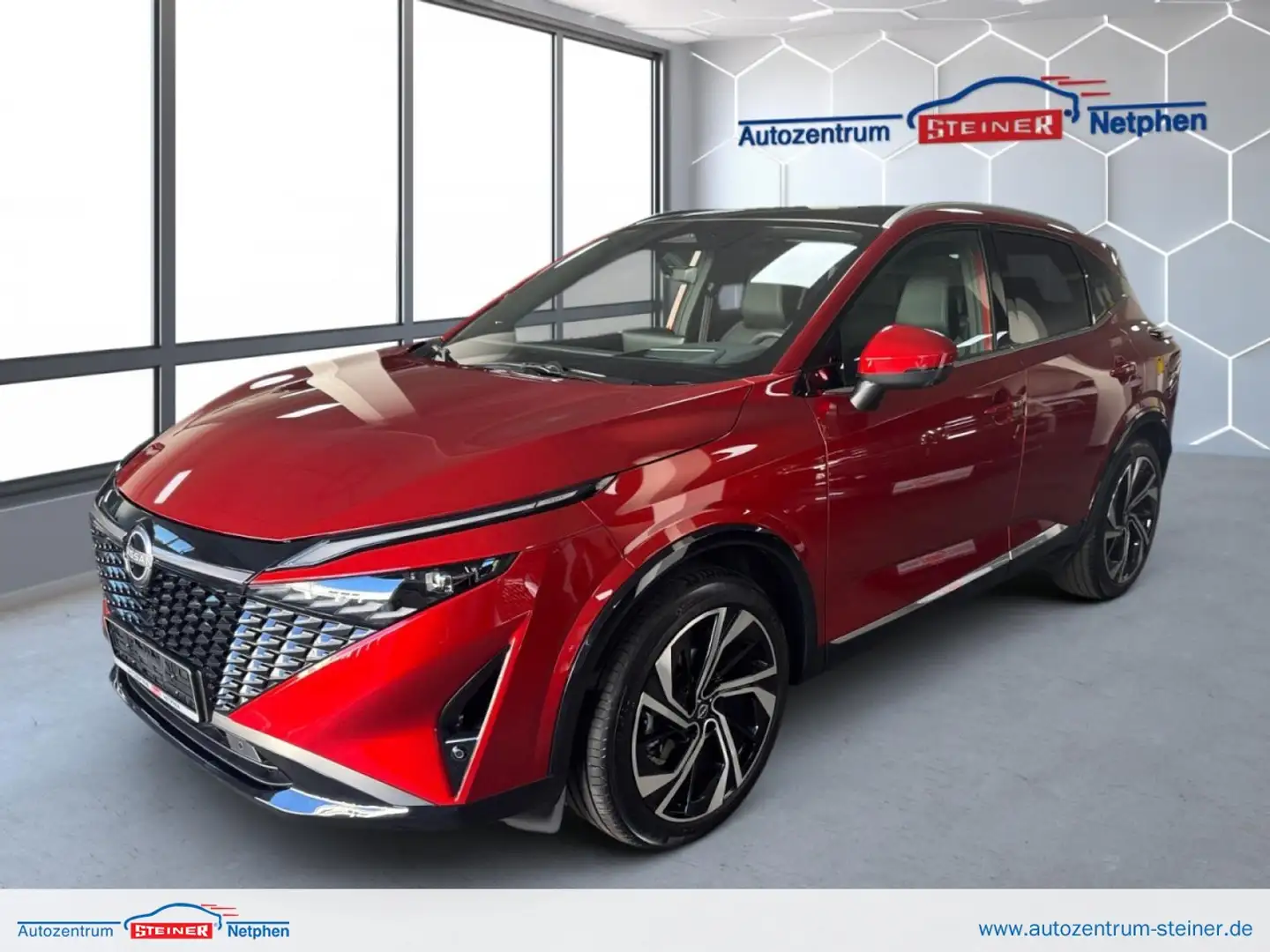 Nissan Qashqai Xtronic M-Hyb Tekna+ Pano Bose Facelift Klima Rouge - 1
