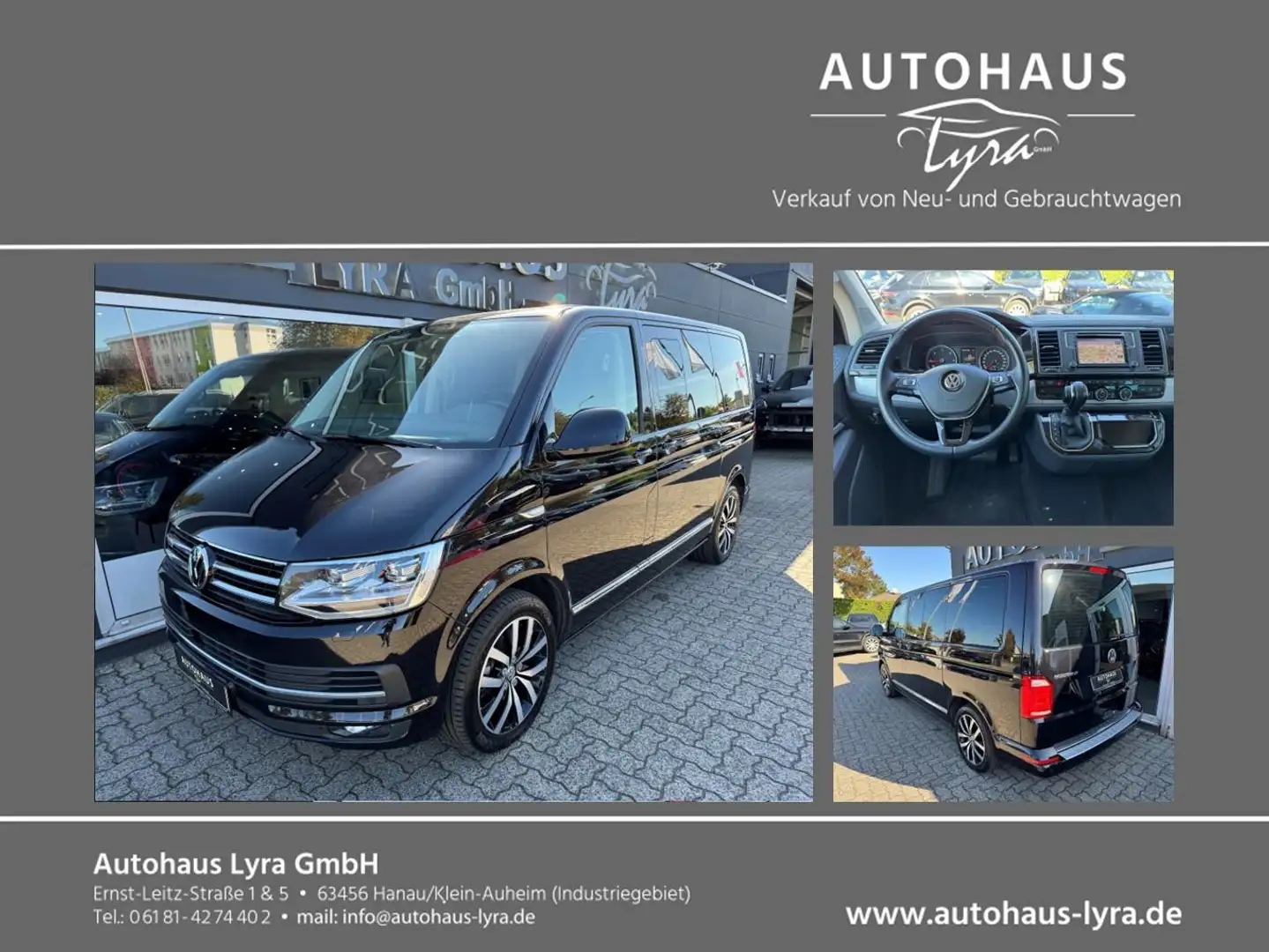 Volkswagen T6 Multivan 2.0 TDI DSG 4 Motion Highline Schwarz - 1