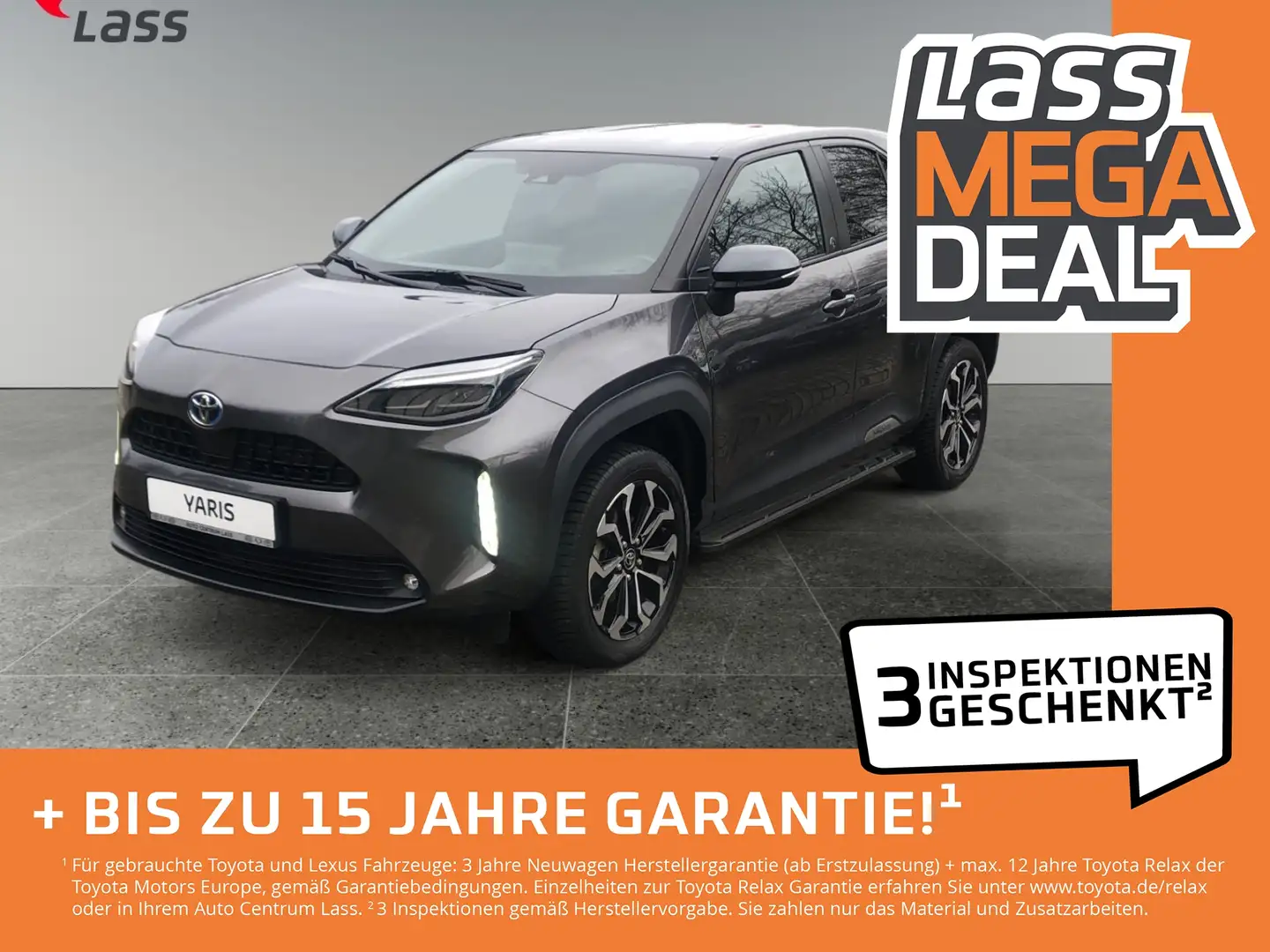 Toyota Yaris Cross 1.5 Team D +Allwetter+EPH+Navi+Sitzh Grau - 1