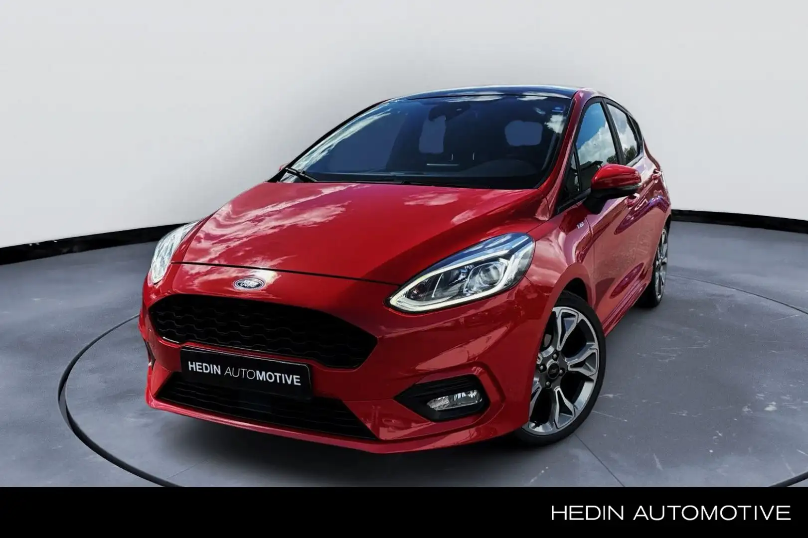 Ford Fiesta 1.0 EcoBoost ST-Line X | Pano | Carplay | Leer | 1 Rouge - 1