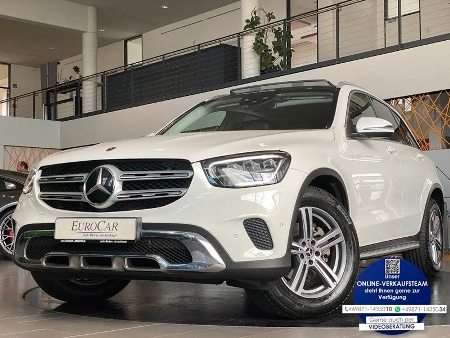 Mercedes-Benz GLC 200 d 4M WideS Carbon Memory Pano Burm. DTR Beyaz - 1