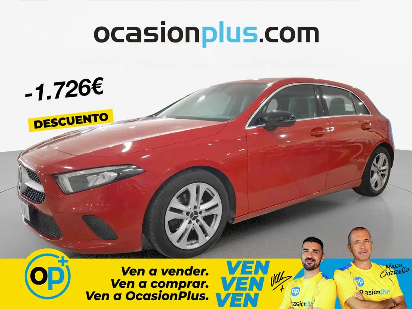 Mercedes-Benz A 180 180d 7G-DCT Rojo - 1