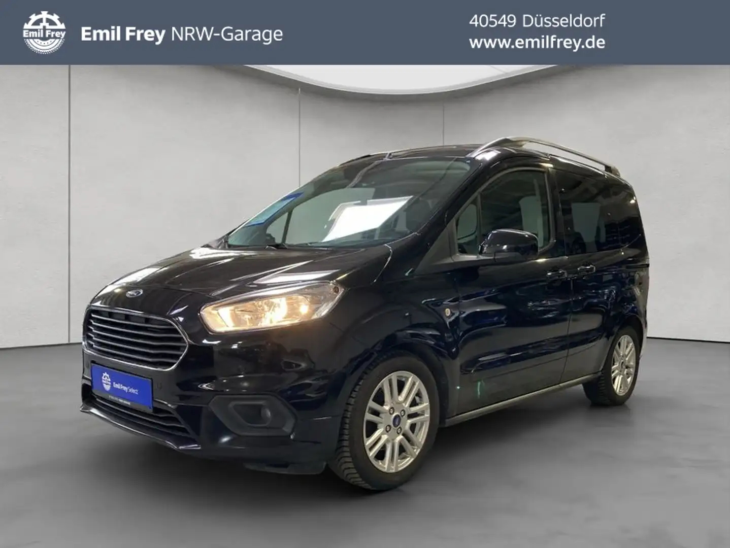 Ford Tourneo Courier 1.5 TDCi Titanium Kamera/Navi/Klim Siyah - 1