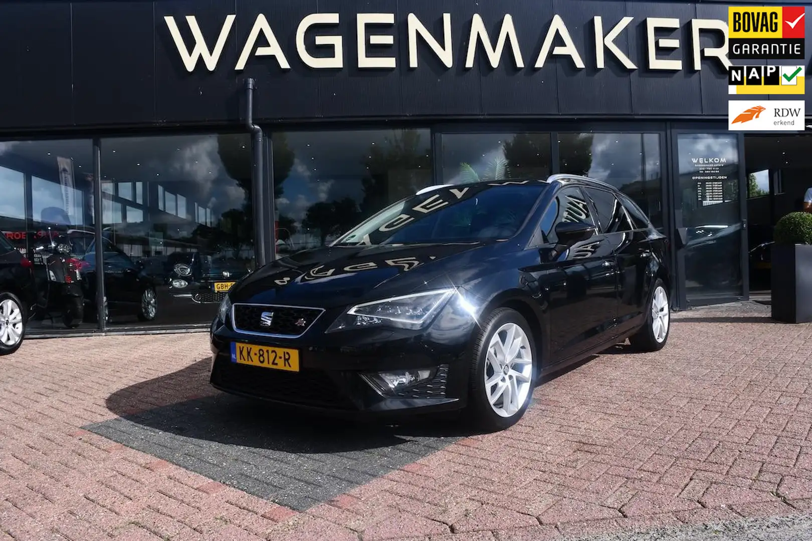 SEAT Leon ST 1.4 EcoTSI FR Connect AUT|Clima|Cruise|NAV|Cam Negro - 1