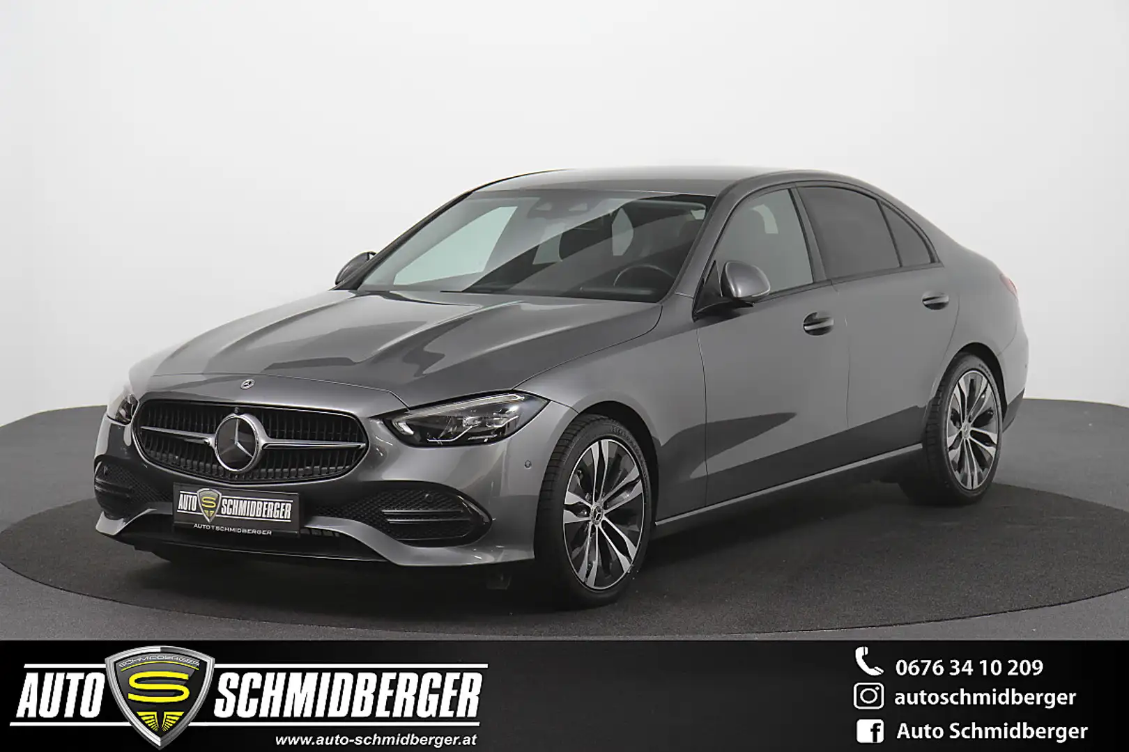 Mercedes-Benz C 220 d 4Matic Aut.*AVANTGARDE*360°Kamera*Ambiente* Grau - 1