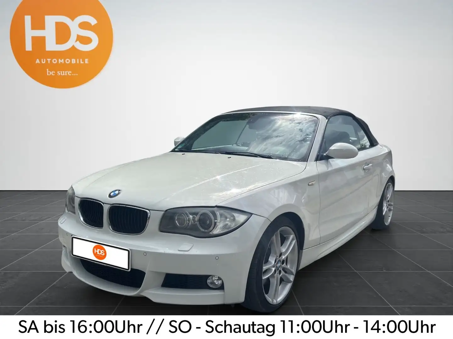 BMW 120 Baureihe 1 Cabrio 120d Weiß - 1