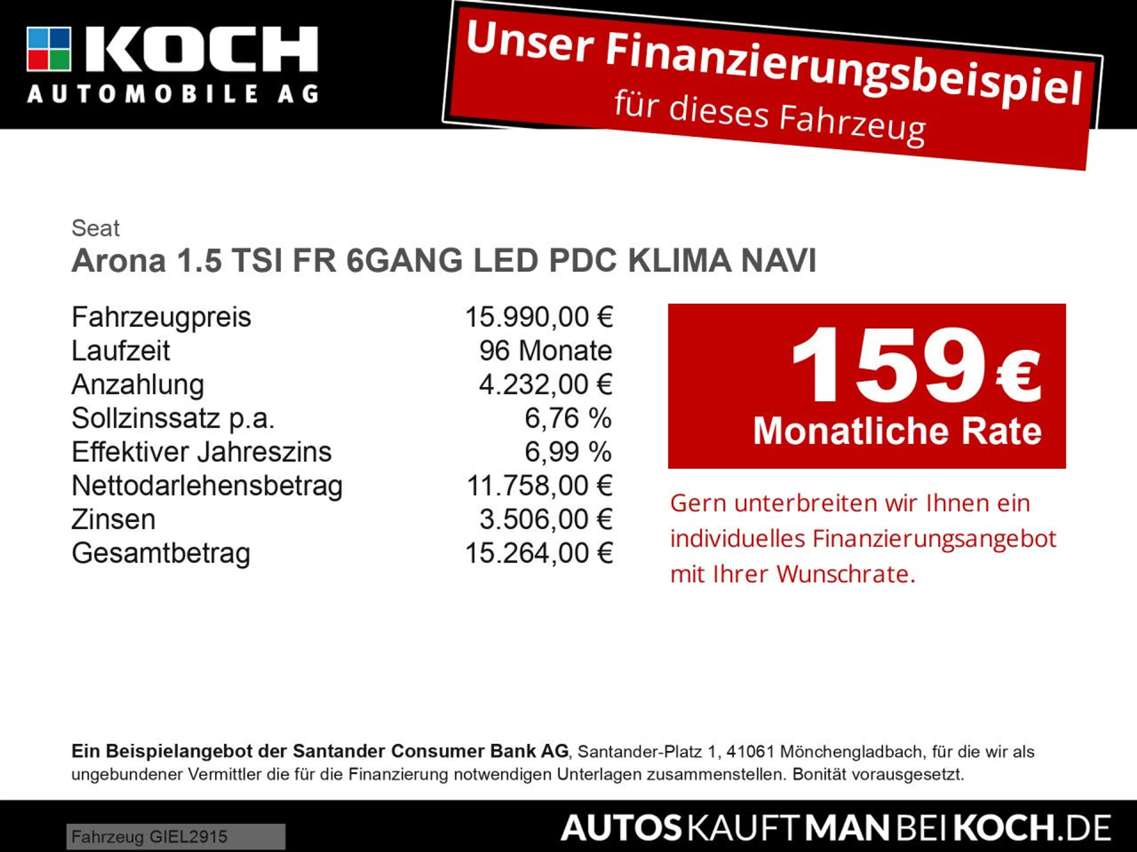 SEAT Arona 1.5 TSI FR 6GANG LED PDC KLIMA NAVI — photo 2