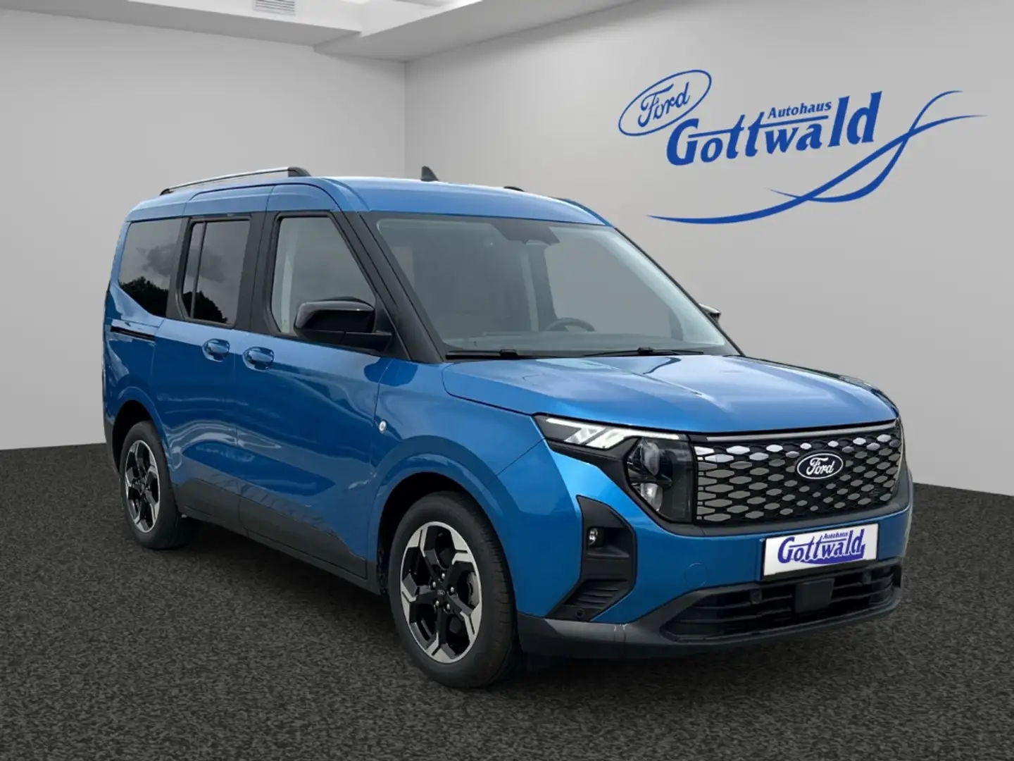 Ford Tourneo Courier BEV Titanium Fahrerassistenz-P.3 54 kWh Azul - 1