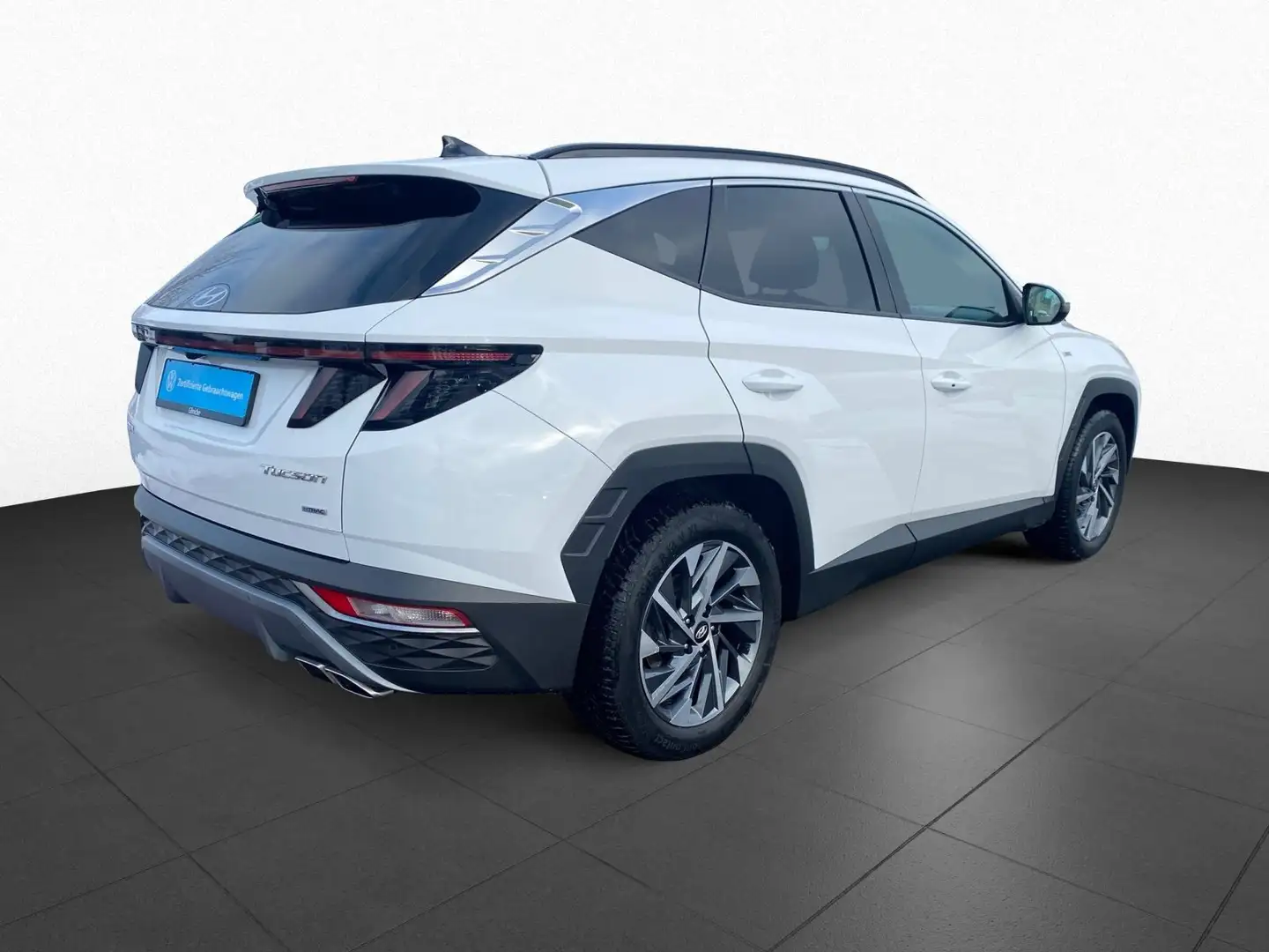 Hyundai TUCSON 1.6 Trend DSG 4WD Pano Navi LED AHK RFK Blanc - 2