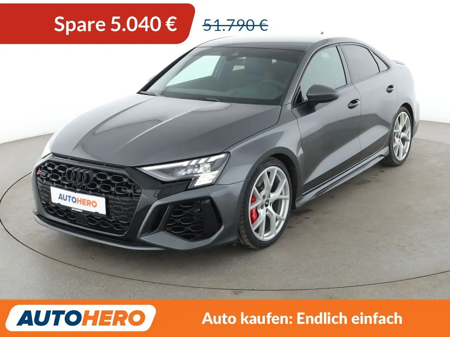 Audi RS3 2.5 TFSI quattro Aut.*B&O*MATRIX*HEAD-UP*ACC*CAM* Grau - 1