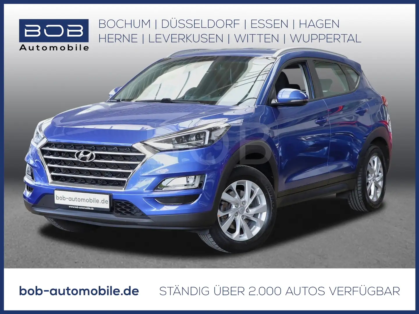 Hyundai TUCSON 1.6 Trend SHZ LHZ RFK LED NAVI CarPlay Modrá - 1