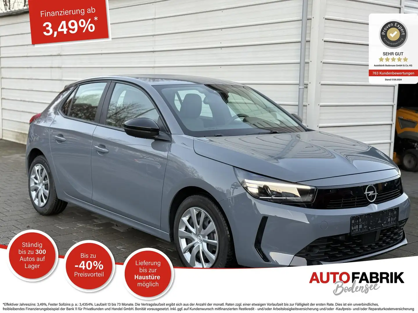 Opel Corsa Edition 1.2 Turbo Android Auto*SHZ*PDC*LED Gris - 1