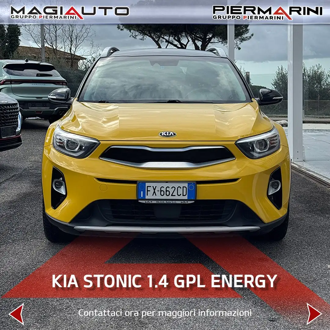 Kia Stonic 1.4 GPL ENERGY Amarillo - 2