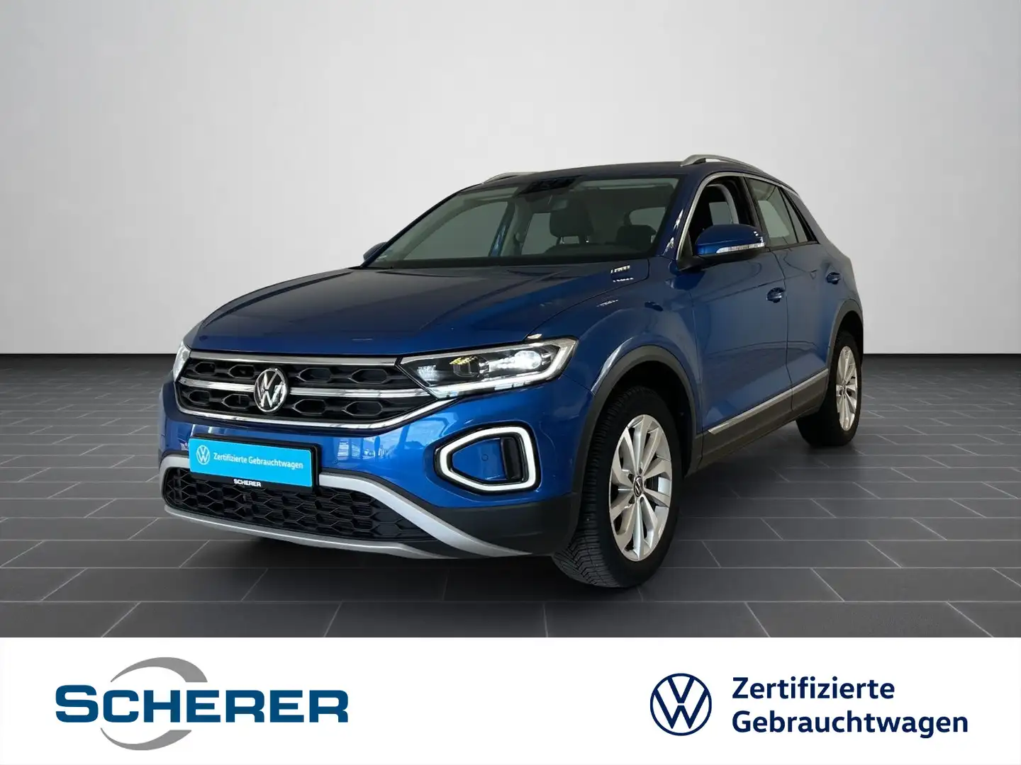 Volkswagen T-Roc T-ROC STYLE 1.0 TSI NAVI REAR VIEW APP-CONNECT S Bleu - 1
