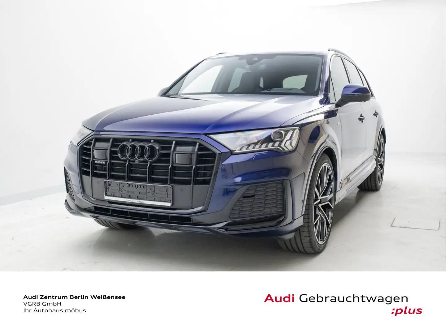 Audi Q7 50 TDI S-TRO*S-LINE*QUA*HUD*MATRIX*B&O*AHK*36 Blau - 2