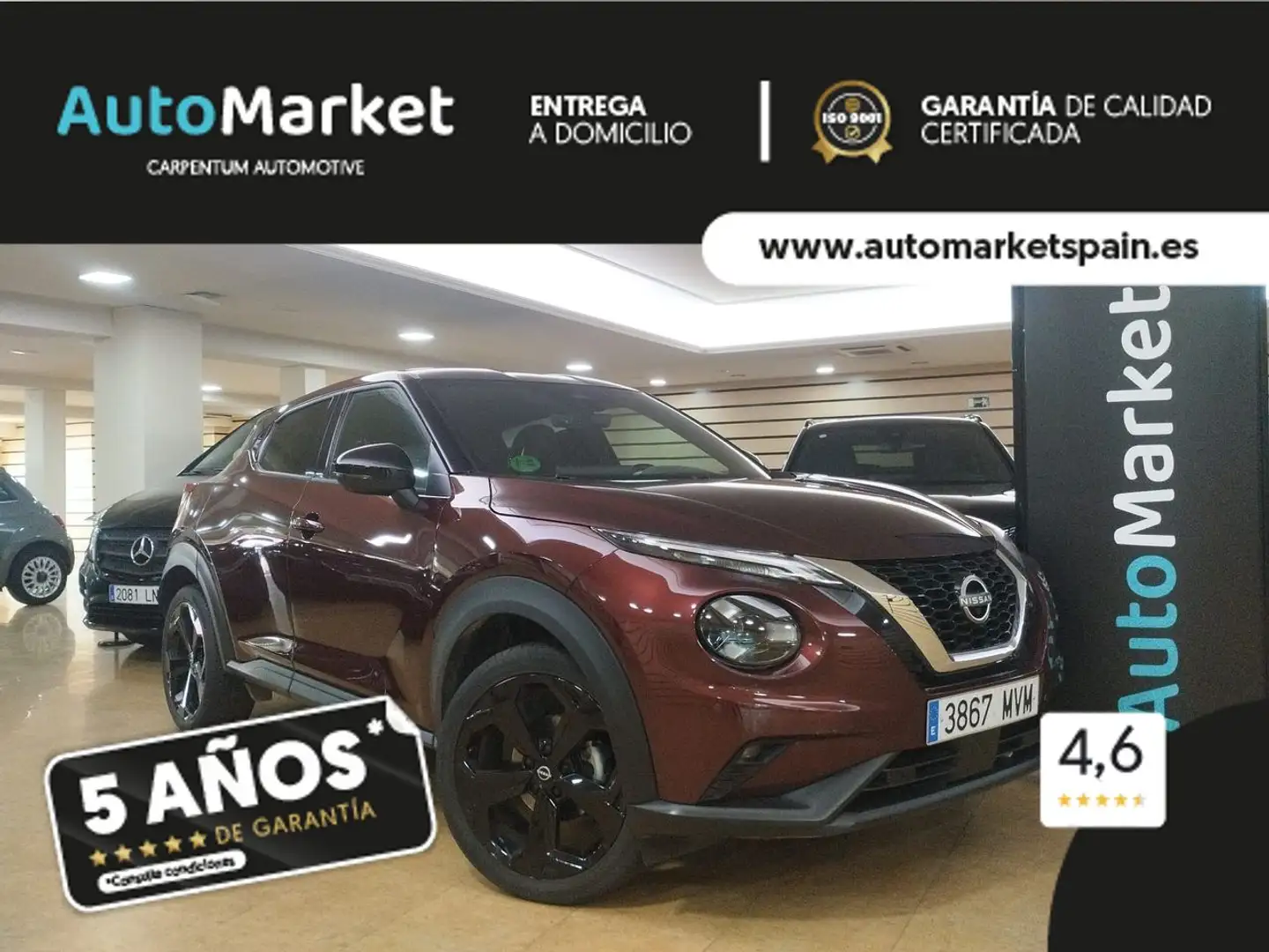Nissan Juke TEKNA DIG-T 84 KW (114 CV) DCT 7 VEL. TEKNA Rojo - 1