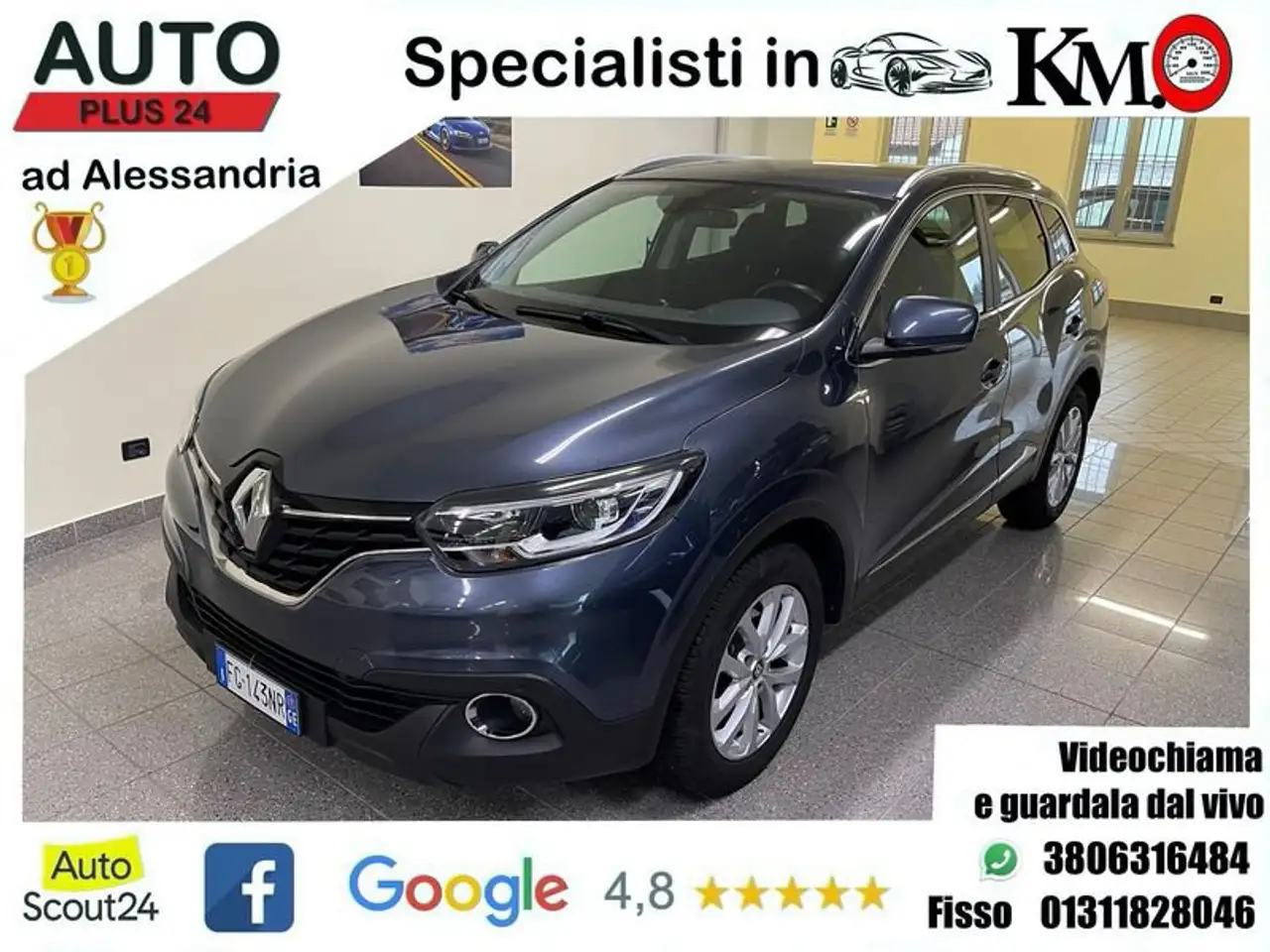 Renault Kadjar SUV/4x4/Pick-up in Grijs tweedehands in Alessandria - AL voor € 13.400,-