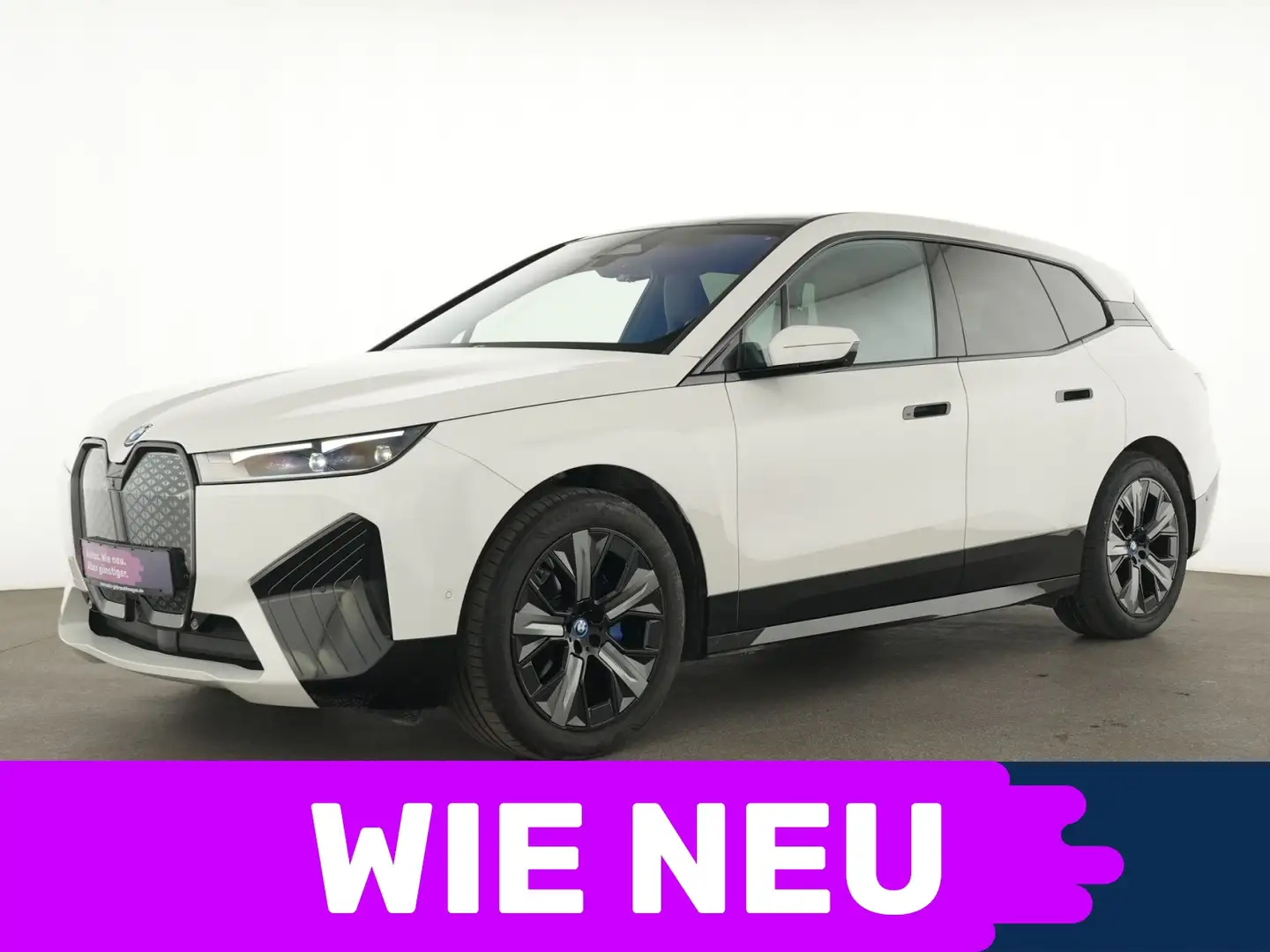 BMW iX Edition Sport Standklima|Pano|HuD|SHZ|Navi Blanc - 1