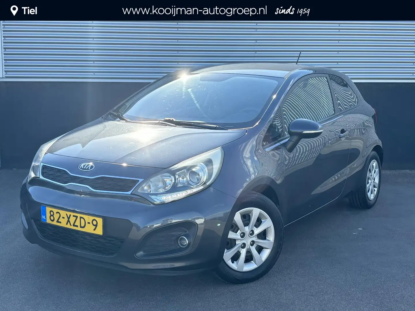 Kia Rio 1.2 CVVT Plus Pack Airco, volledig dealeronderhoud Gris - 1
