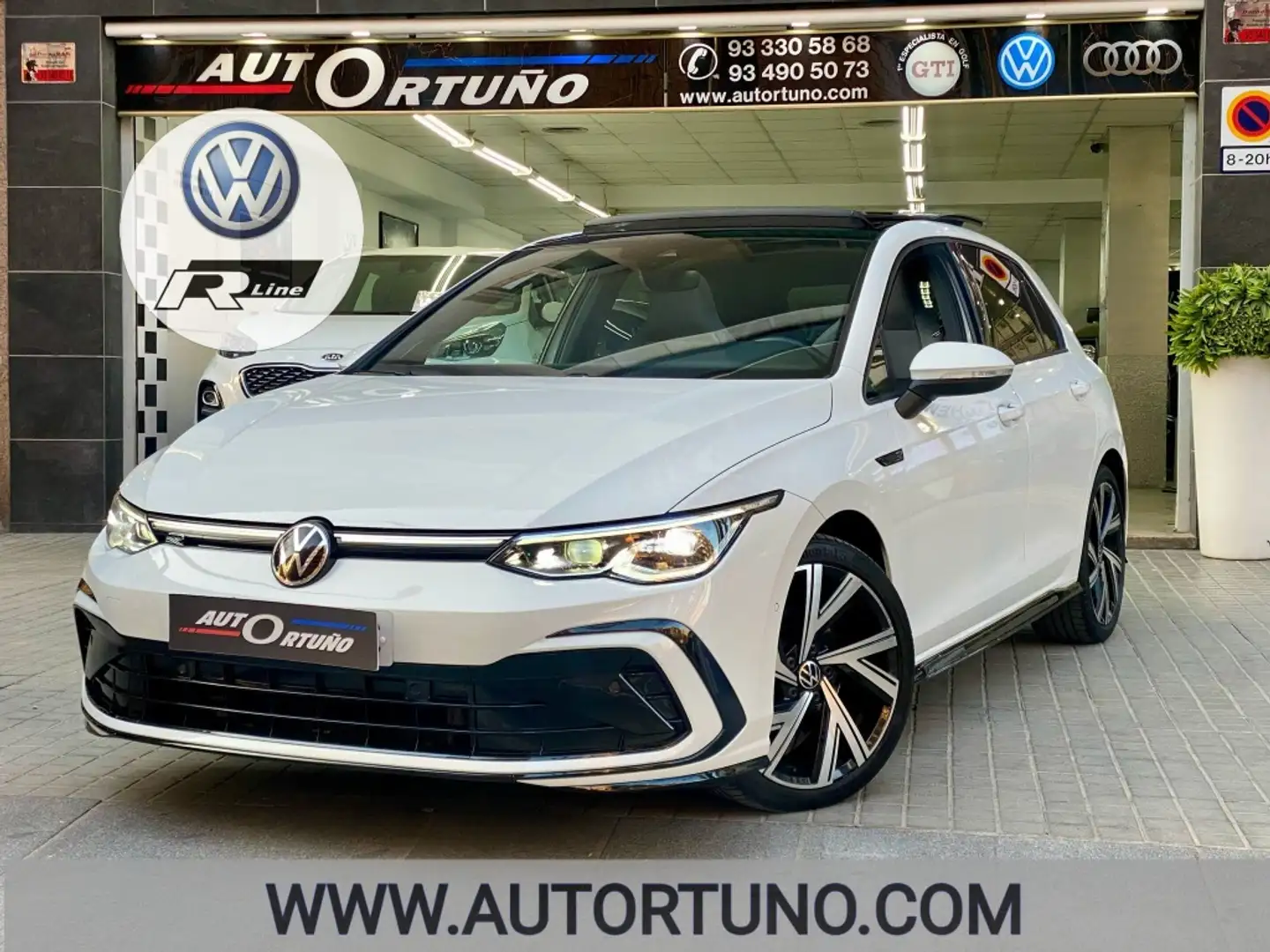 Volkswagen Golf 2.0TDI R-Line DSG 110kW Wit - 1