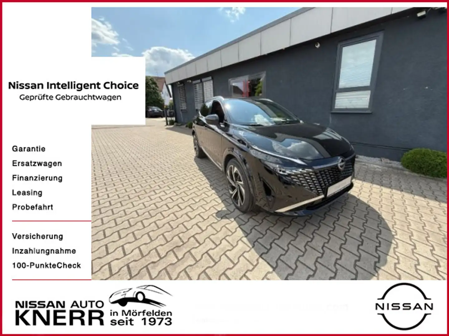 Nissan Qashqai Tekna+  1,5 VC-T e-Power , Navi, Klima, Schwarz - 1