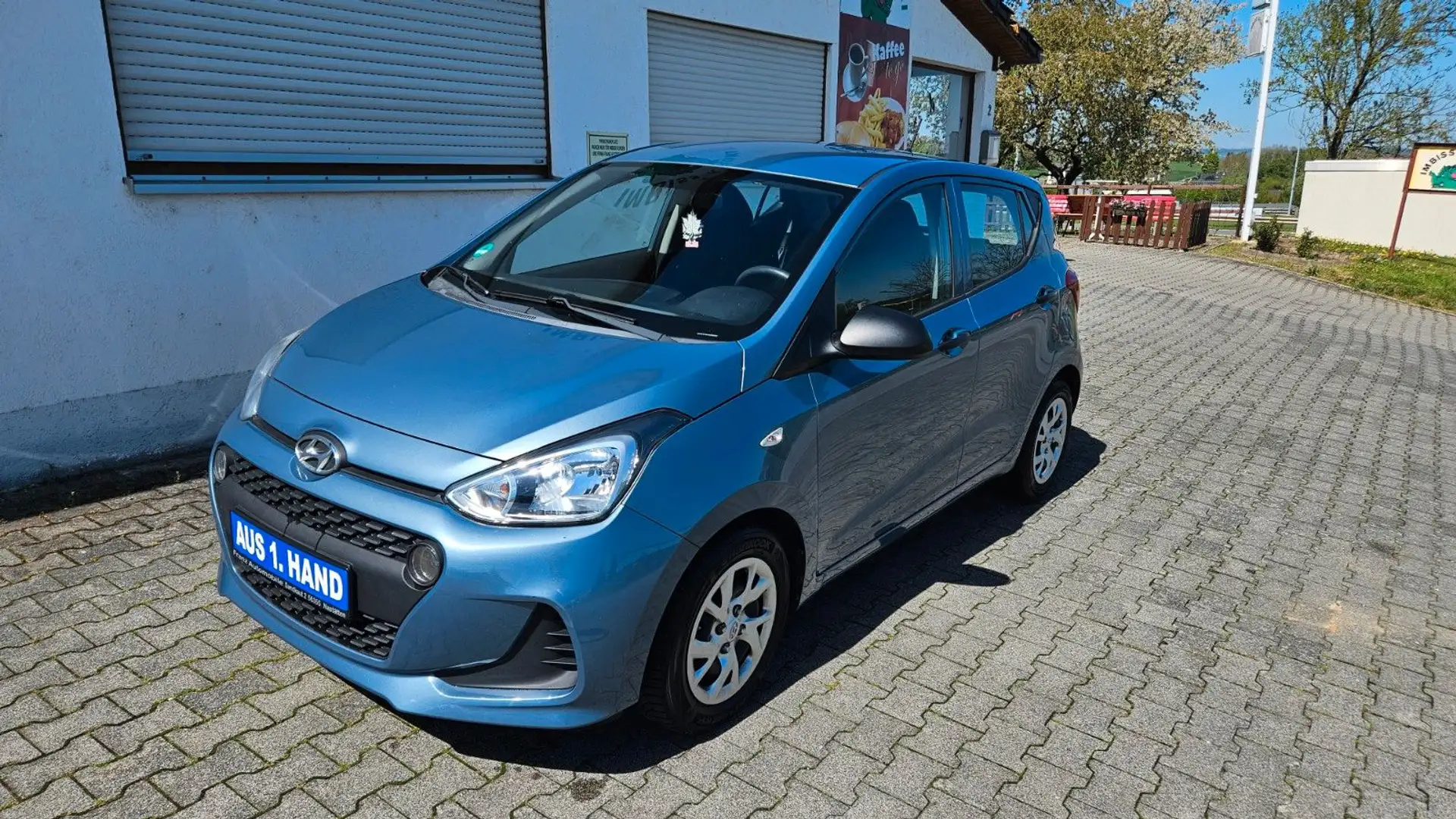 Hyundai i10 Basis, Klima, TÜV NEU Garantie, Bordcomputer Blauw - 2