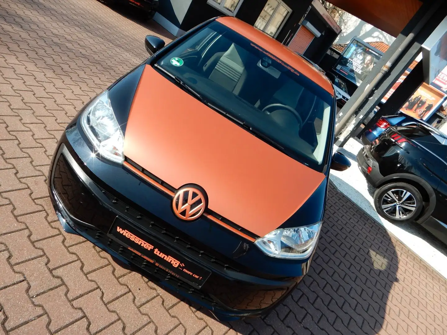 Volkswagen up! LED , PDC, NAVI,  Fzg.Nr.: 109 Zwart - 1