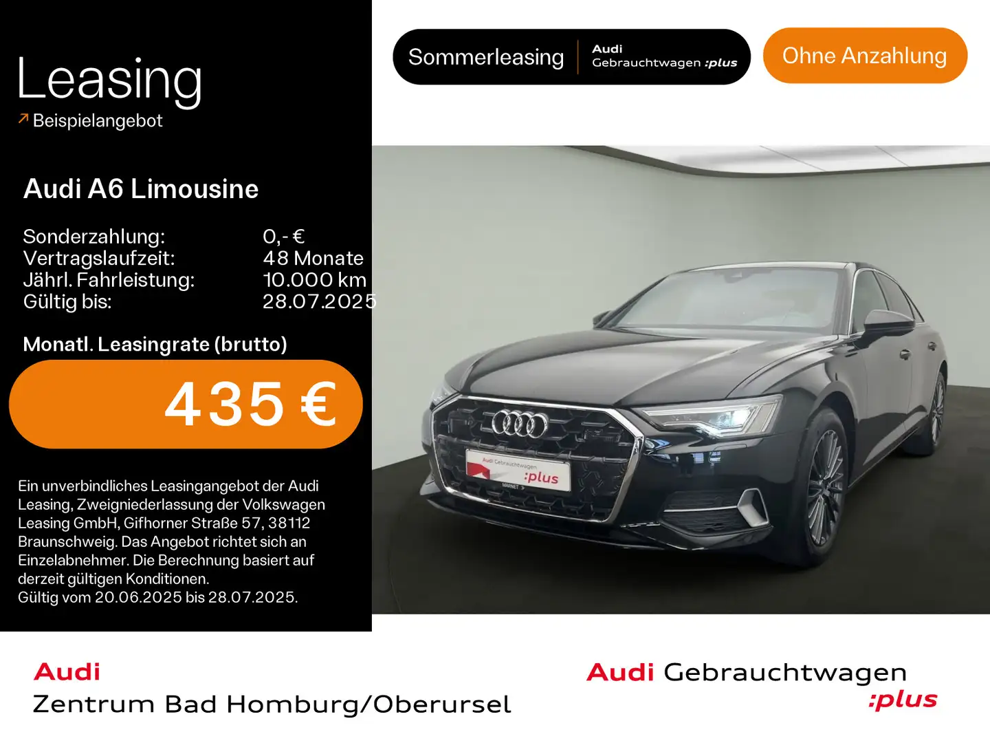 Audi A6 advanced 40 TDI*Navi*Matrix*Alu*PDC Schwarz - 1