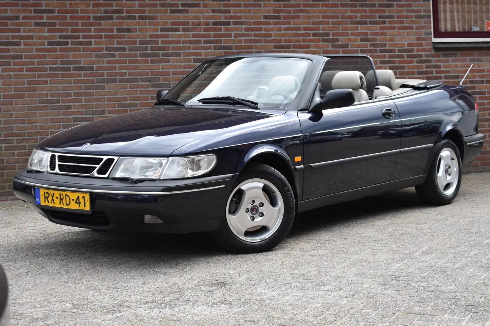 Saab 900 Cabrio 2.5 V6 SE '97 Leder Inruil mogelijk Albastru - 1