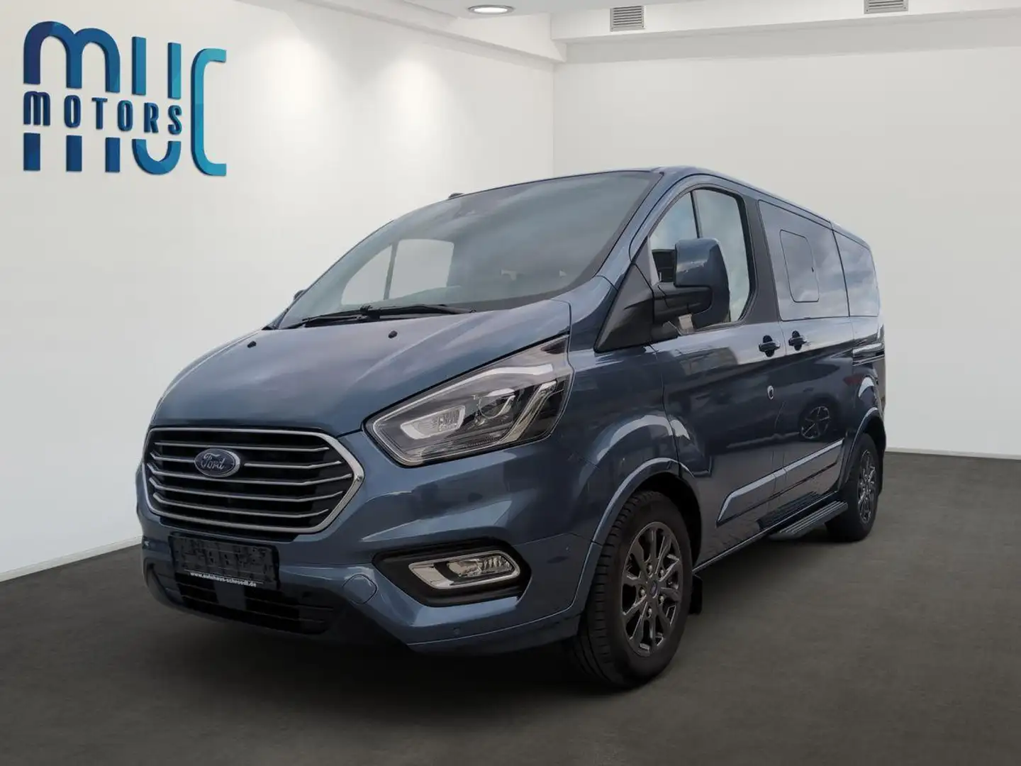 Ford Tourneo Custom 320 Titanium X~Standh.~AHK~ACC Bleu - 2