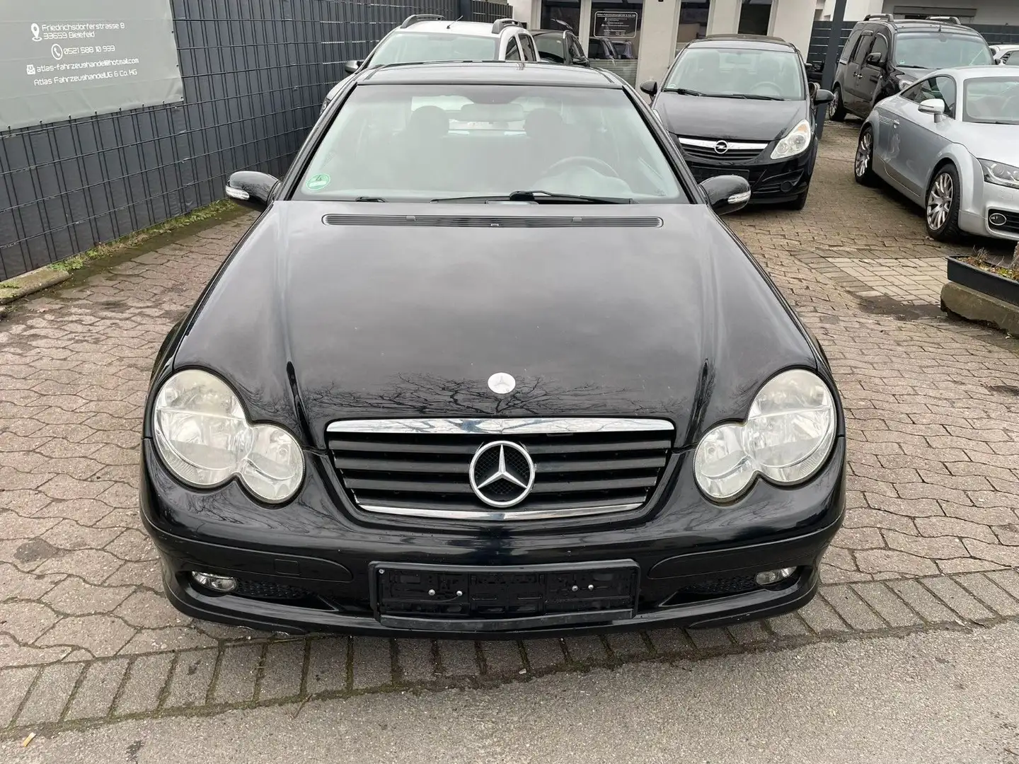 Mercedes-Benz CE 200 C200 Kompressor Sportcoupé,Klima,Sevo,TÜV NEU Schwarz - 2