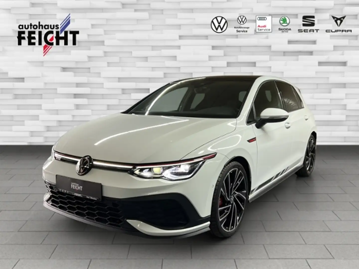 Volkswagen Golf VIII GTI Clubsport 2.0 TSI IQ+H&K+RFK+APP-C Blanc - 1