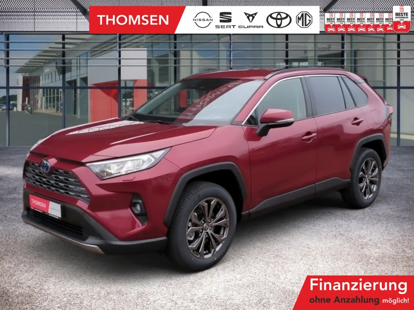 Toyota RAV 4 RAV4 2.5 D Team Deutschland ACC+AUT+LED+Navi+PDC Rot - 1