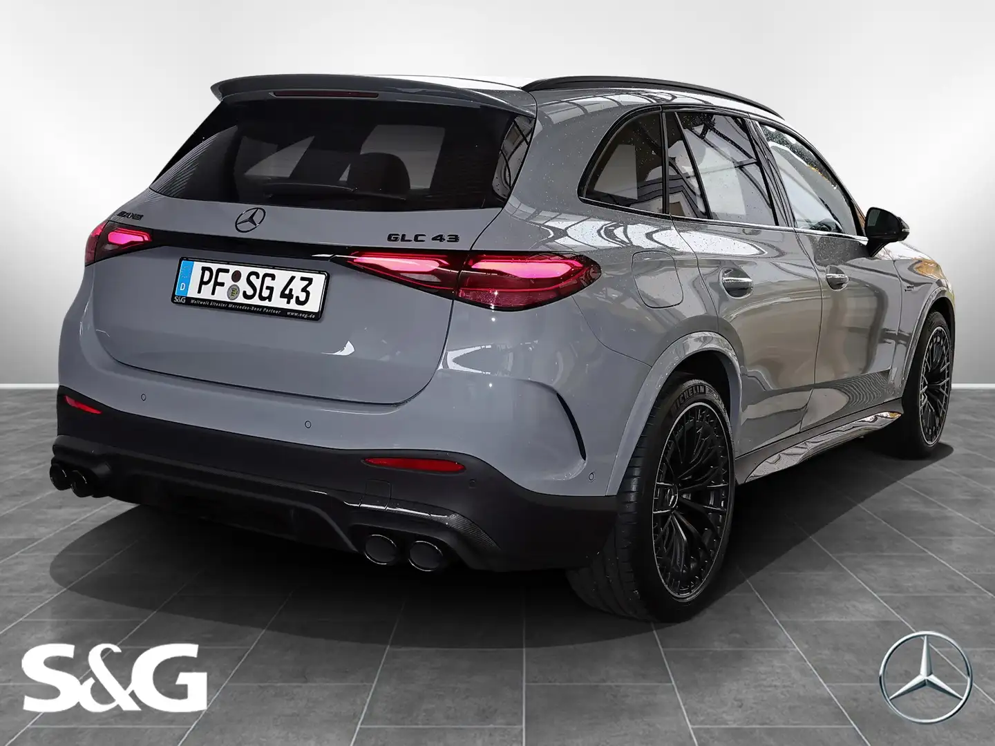 Mercedes-Benz GLC 43 AMG 4M MBUX+360°+DIG-LED+Pano+AHK+Standhz Gris - 2