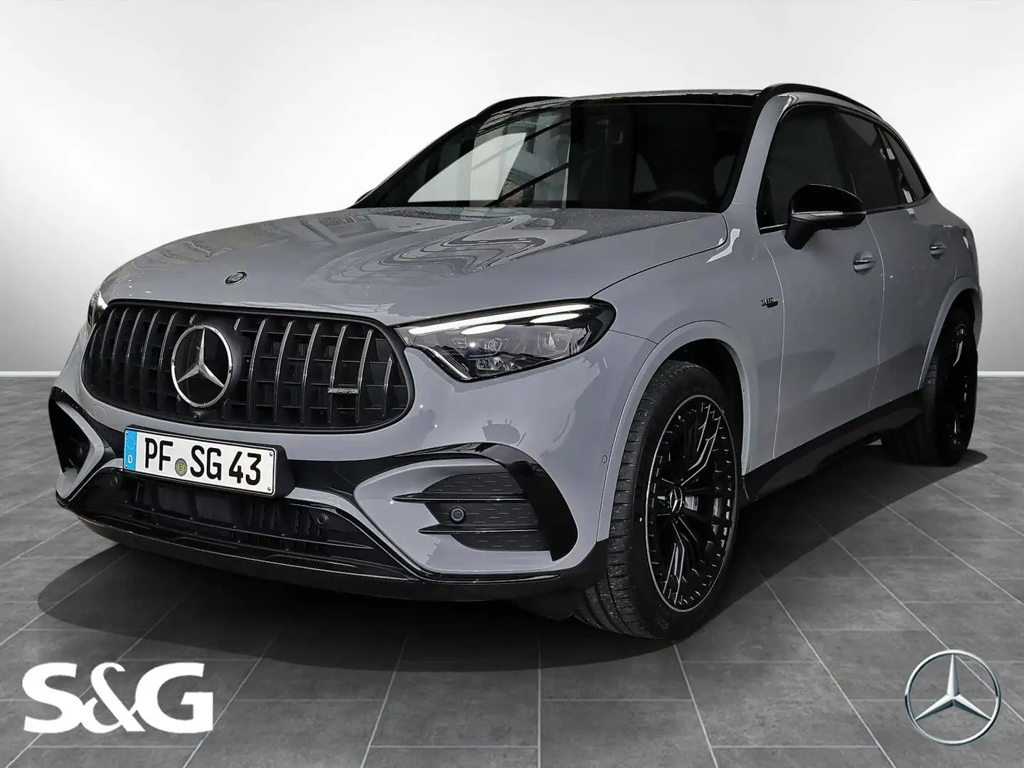 Mercedes-Benz GLC 43 AMG 4M MBUX+360°+DIG-LED+Pano+AHK+Standhz Szürke - 1