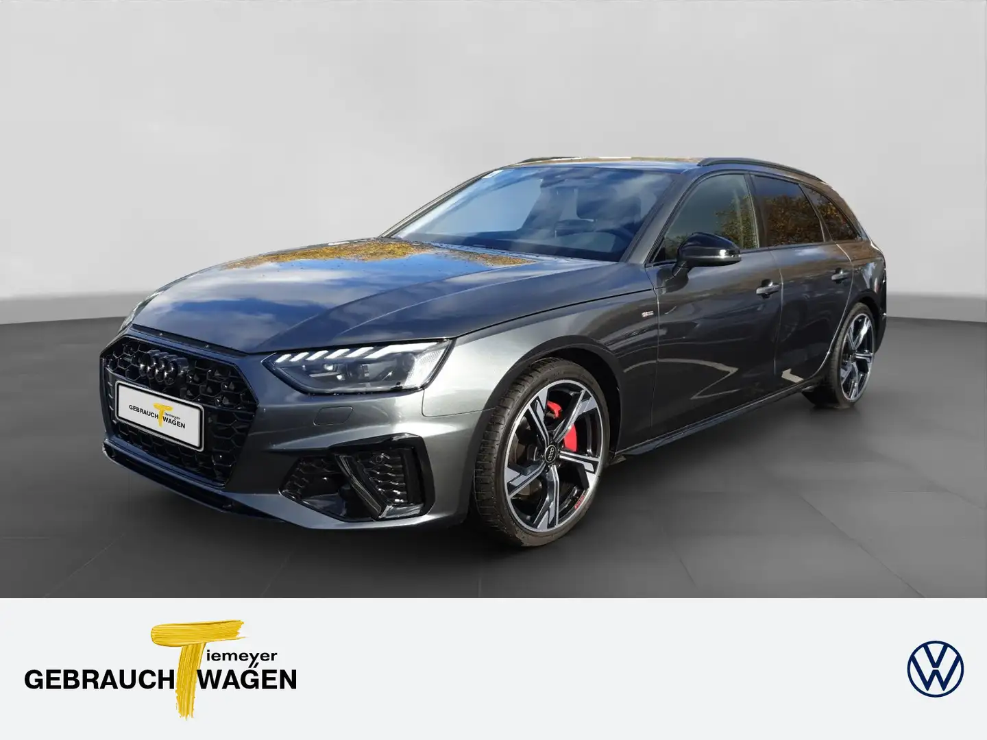 Audi A4 40 TFSI Q 2x S LINE AHK MATRIX LM19 Grau - 1