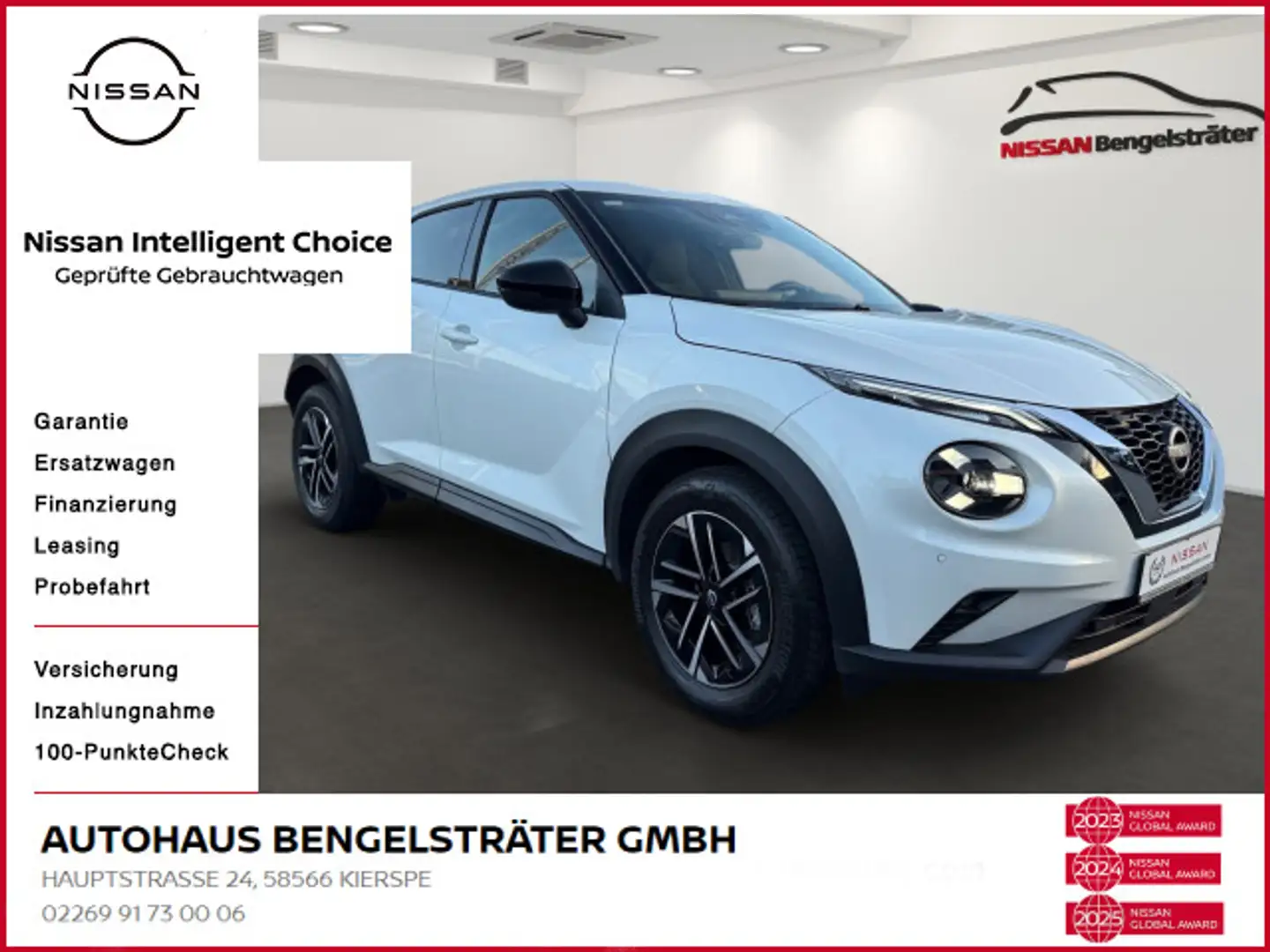 Nissan Juke 1.0 DIG-T N-Connecta Winter Weiß - 2
