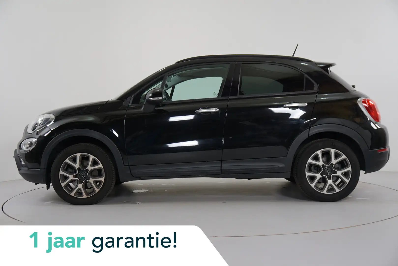 Fiat 500X 1.4 Turbo MultiAir Lounge | Leder | Navi | Stl. ve Zwart - 1