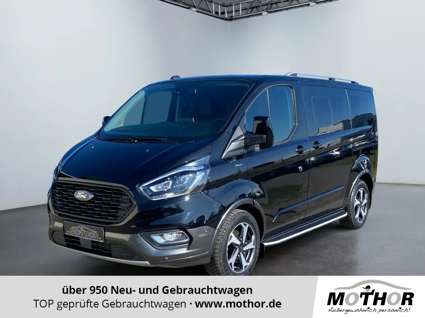 Ford Tourneo Custom Active 2.0 TDCi ACC PDC NAV SHZ Чорний - 1