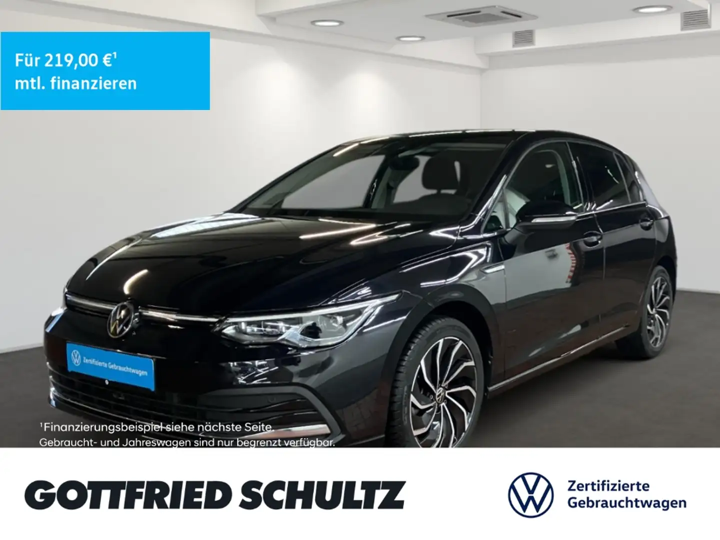 Volkswagen Golf VIII 1.5 TSI LED NAV ACC SHZ Style Schwarz - 1
