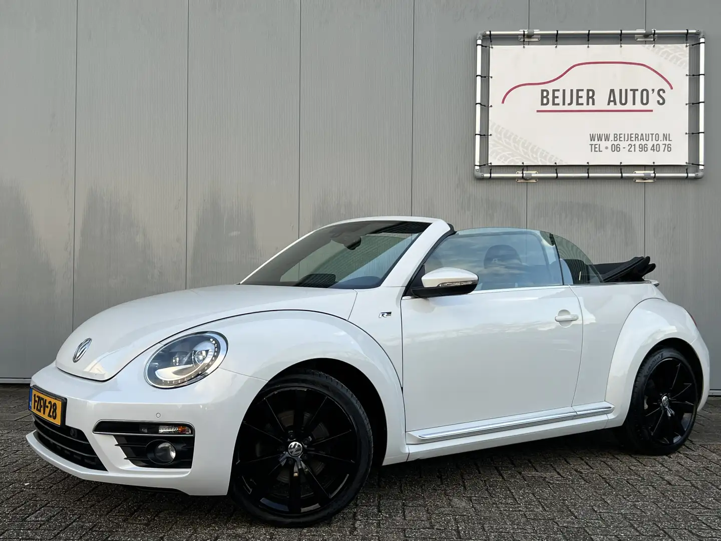 Volkswagen Beetle Cabriolet 1.4 TSI Sport Automaat R-Line/19inch. White - 1