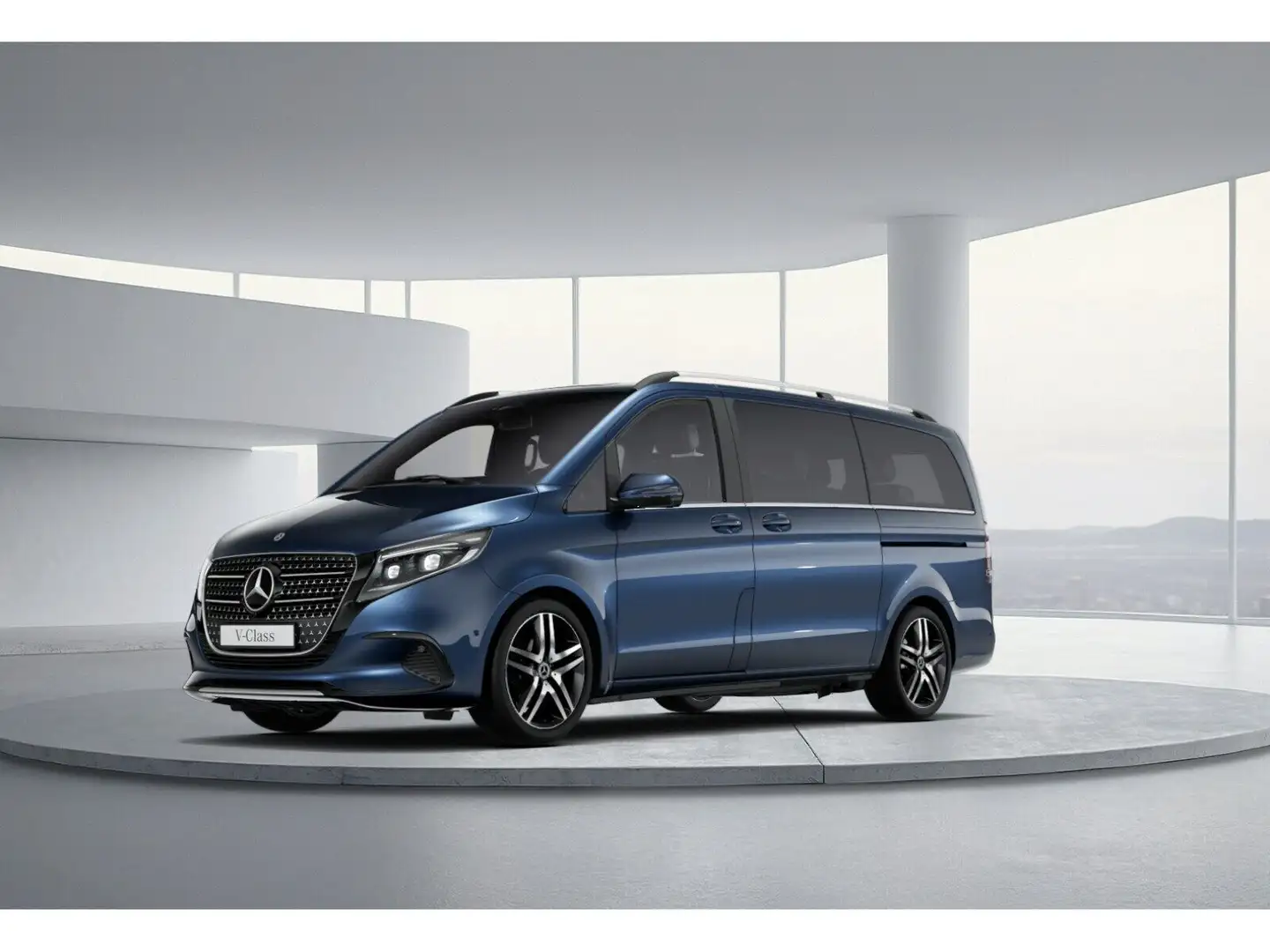 Mercedes-Benz V 250 d 4MATIC AVANTGARDE Lang 8 Sitze Distr Navi Blau - 1
