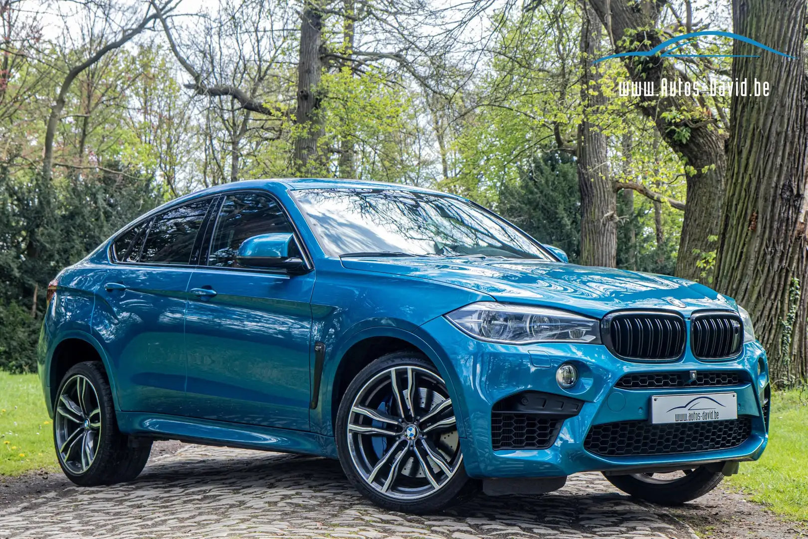 BMW X6 M 4.4AS V8 Bi-Turbo 4X4*LICHTE VRACHT*BTW AFTREKBAAR Kék - 1