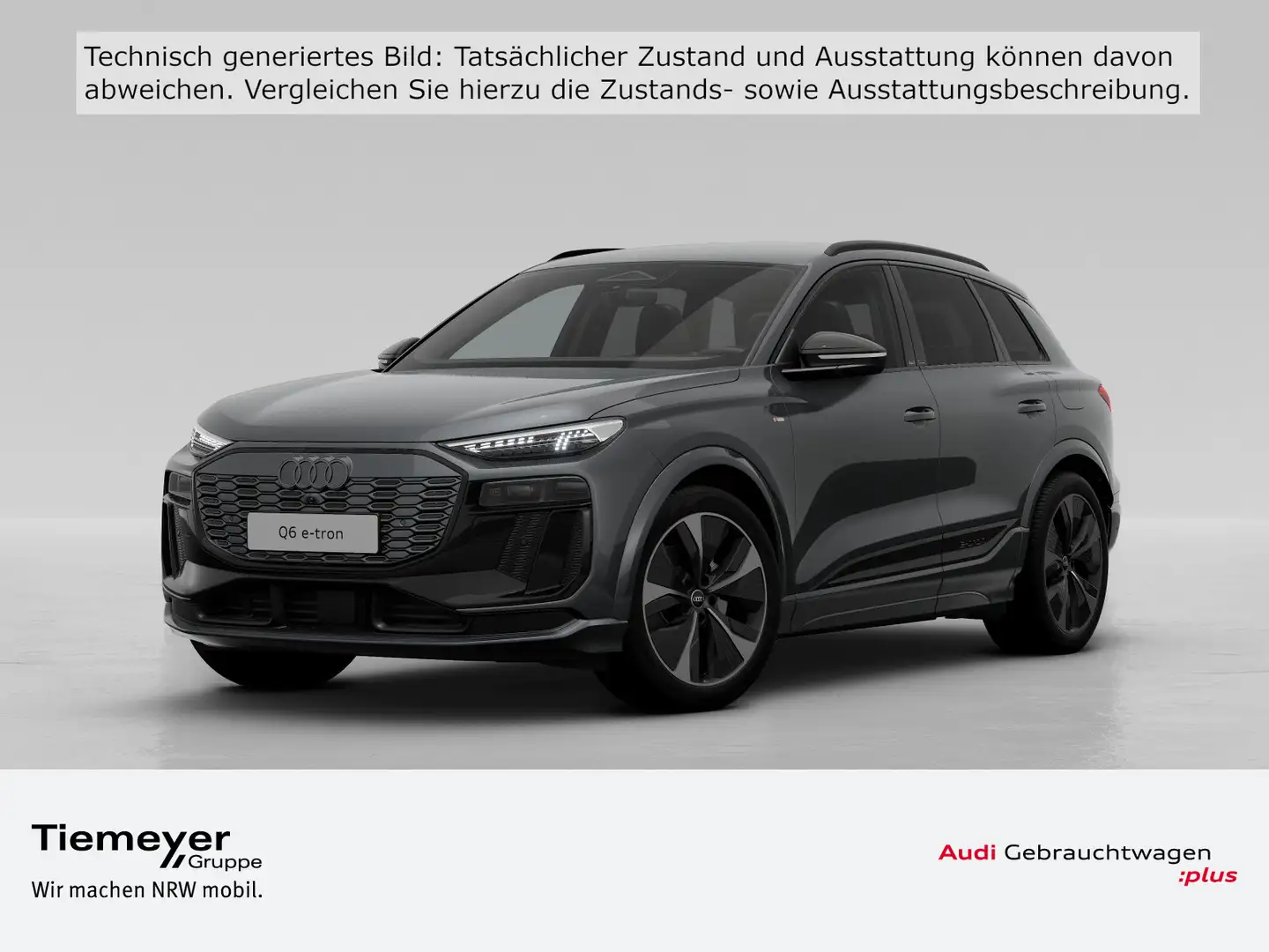 Audi Q6 Q6 e-tron Q S LINE 360° HuD ACC LM21 Gris - 1